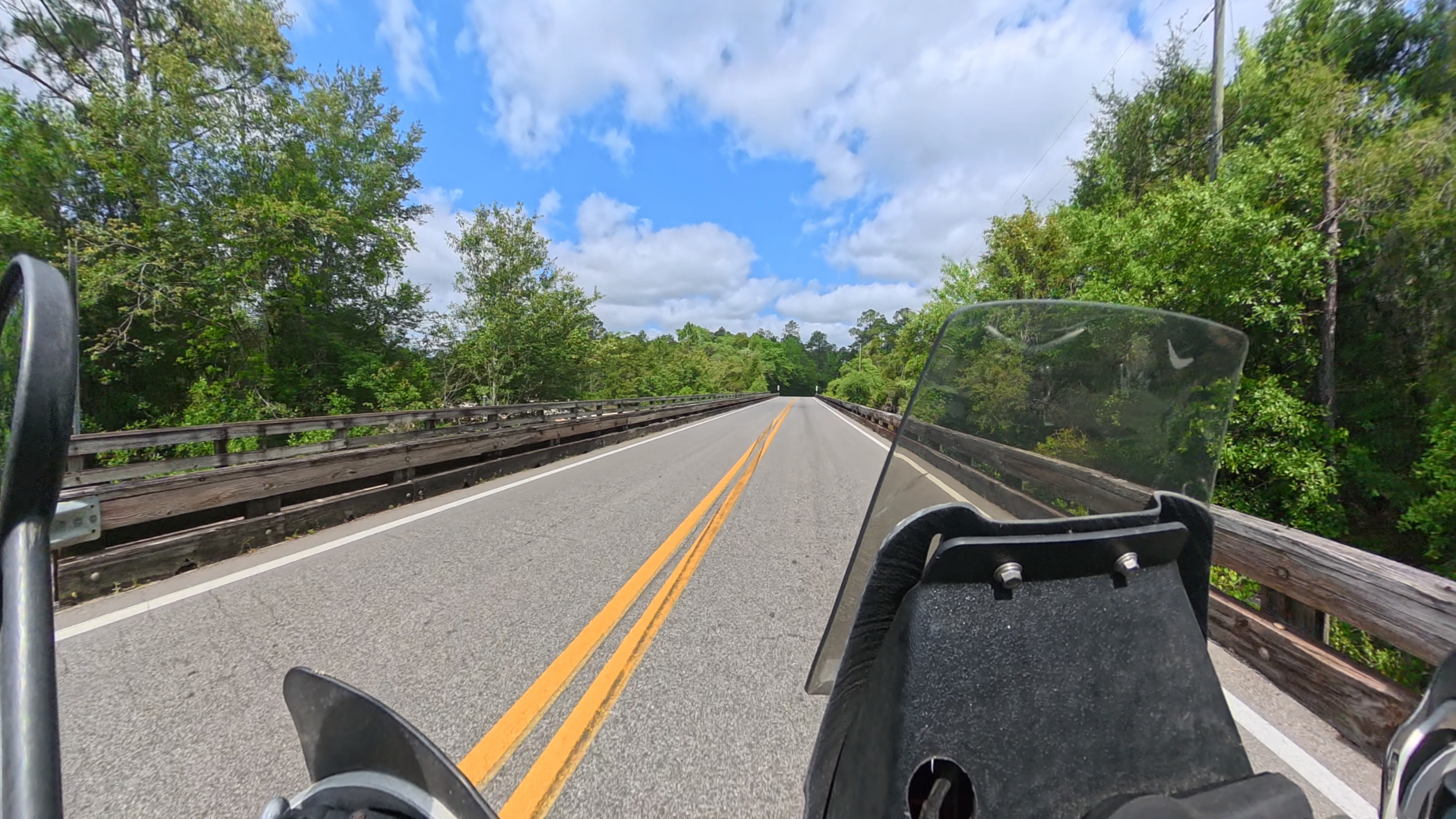 Forest road riding
